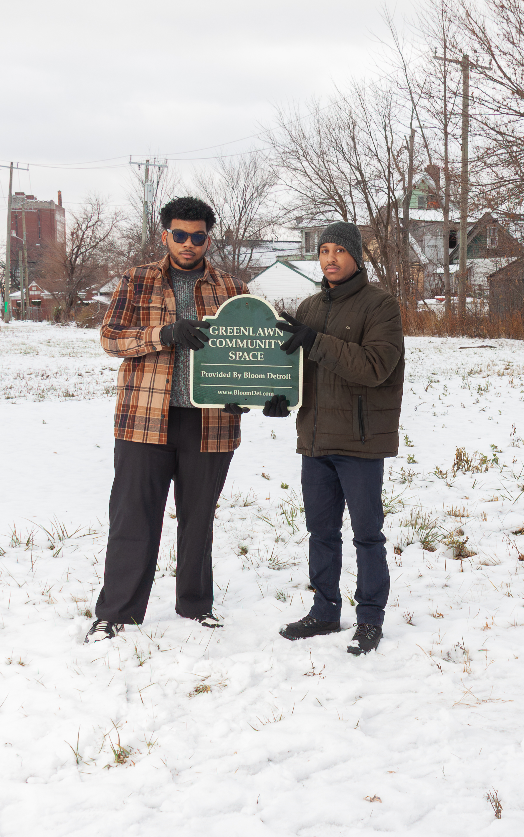 Bloom founders at Green Lawn Garden in Detroit